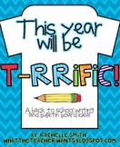This Year Will Be T-Rrific {Back to School Writing}
