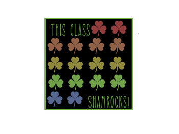 St Patricks Day Gift Tags Editable Labels Printable Shamrock Name Tags