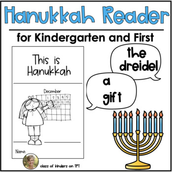 Preview of Hanukkah Reader Holidays Around the World Kindergarten & First