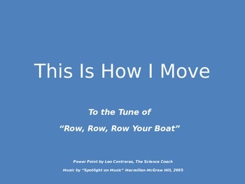 Preview of This is How I Move (Bilingual)