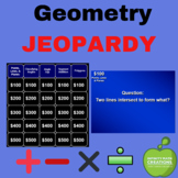 This is Jeopardy!  Geometry Review