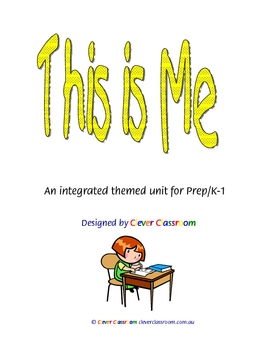Preview of This is Me Ebook Thematic Unit