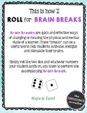 This is how I roll for BRAIN BREAKS