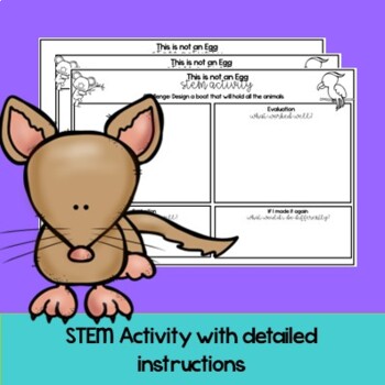This is not an egg Reading Activities and STEM activity pack | TPT