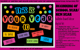 This is your year.. bulletin board/door decor kit teacher/