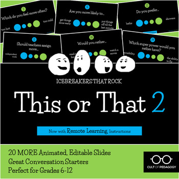 Preview of This or That 2: An Icebreaker that Rocks!