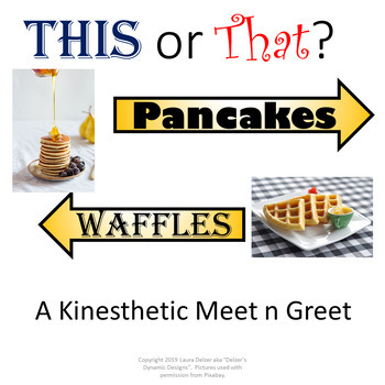 Preview of This or That?  An kinesthetic ice breaker for Tweens to Adults!  A PowerPoint