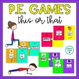 This or That Fitness Game | Virtual PE | PE Games and Activities
