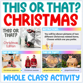 This or That Game Christmas Edition | Fun Christmas Party 