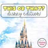 This or That Game | Disney Edition | Google Slides | Inter