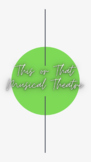 This or That: Musical Theatre