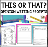 This or That? | Opinion Writing Kindergarten