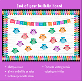 This year was a HOOT! End of year Owl bulletin board package