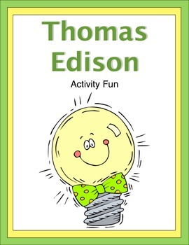 Preview of Thomas Edison Activity Fun