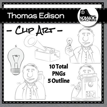 invention clipart black and white