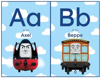 Preview of Thomas & Friend Letter Posters