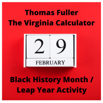 Preview of Black History Month Leap Year Activity