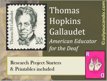 Preview of Thomas Gallaudet Biography: American Educator for the Deaf