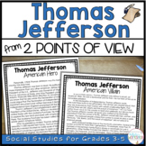 Thomas Jefferson from Two Points of View | US History Curriculum