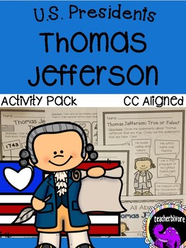 Preview of Thomas Jefferson Activity Pack
