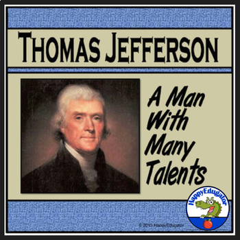 Preview of Thomas Jefferson Biography PowerPoint Informational Text