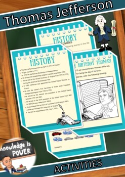 Preview of Thomas Jefferson | History and Math Activities