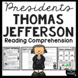 Thomas Jefferson Informational Text Reading Comprehension 