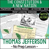 Thomas Jefferson Lesson - Louisiana Purchase - Lewis & Cla
