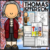 Thomas Jefferson Activities, Close Reading, Crafts, and More