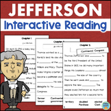 Thomas Jefferson Reading Comprehension Interactive Book Ac