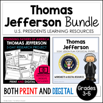 Preview of Thomas Jefferson | U.S. Presidents for Google Classroom™ BUNDLE