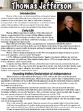 Thomas Jefferson Worksheet