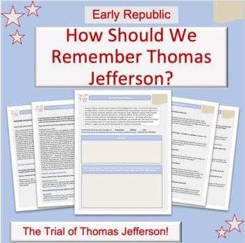 Preview of Thomas Jefferson and Slavery Debate | Early Republic | DBQ