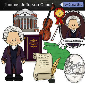 Preview of Thomas Jefferson clipart