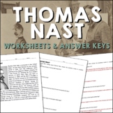 Thomas Nast Gilded Age Reading Worksheets and Answer Keys