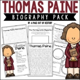 Thomas Paine Biography Unit Pack Research Project Revoluti