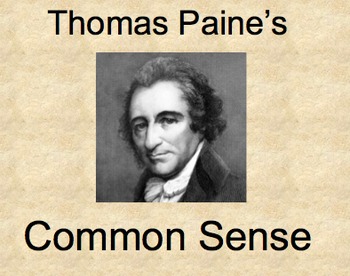 Preview of Thomas Paine's Common Sense