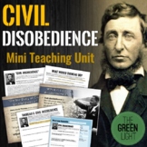 Thoreau's Civil Disobedience Activities, Worksheets