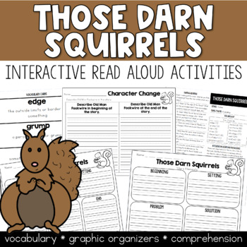 Preview of Those Darn Squirrels Interactive Read Aloud