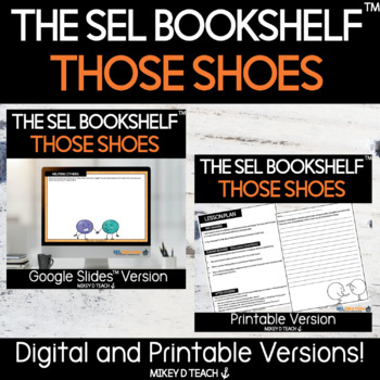 Preview of Those Shoes Activities - SEL, Reading, and Writing - Literacy - PRINT + DIGITAL