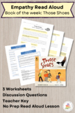 Those Shoes Empathy Book Worksheets