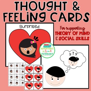 Preview of Thought & Feeling Cards for Social Skills