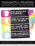 R.E.A.D. Strategy Posters - Thoughtful Reading Strategy