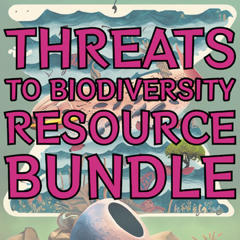 Preview of Threats to Biodiversity Resource Bundle - Printables, Research, Activities