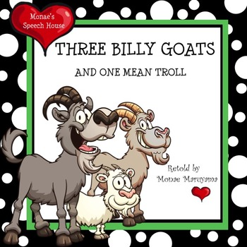 Preview of Three Billy Goats Fairy Tales Early Reader Literacy Circle