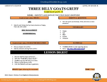 Preview of Three Billy Goats Gruff