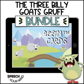 Preview of Three Billy Goats Gruff Boom Cards™ Companion BUNDLE | Fairytales & Fables