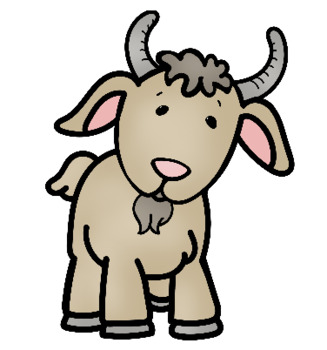 Three Billy Goats Gruff Clip Art by Whimsy Workshop Teaching | TpT