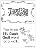 Three Billy Goats Gruff Emergent Reader. Pre-k, Kindergart