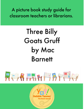 Preview of Three Billy Goats Gruff by Mac Barnett- Reading and Library lessons
